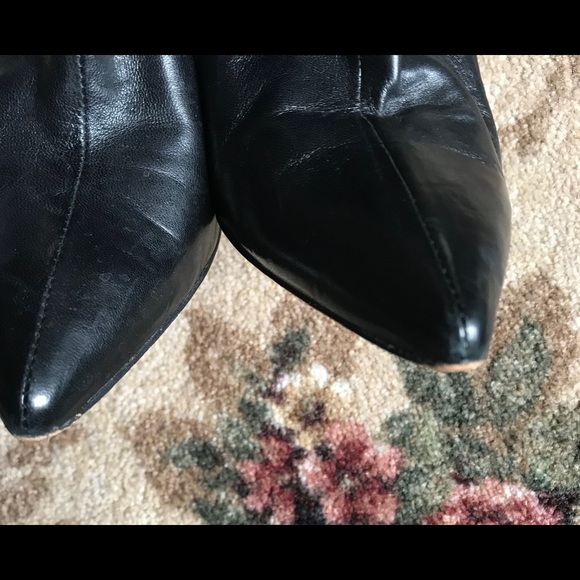 Vince Camuto Black soft leather heel boots - Picture 8 of 9